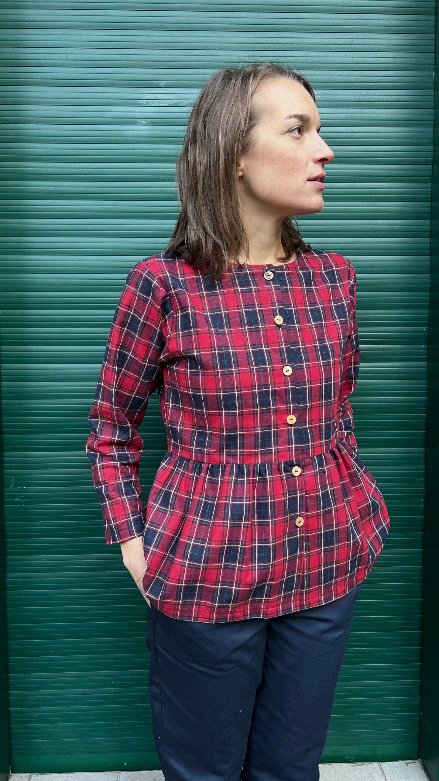 Blusa Essenza tartan