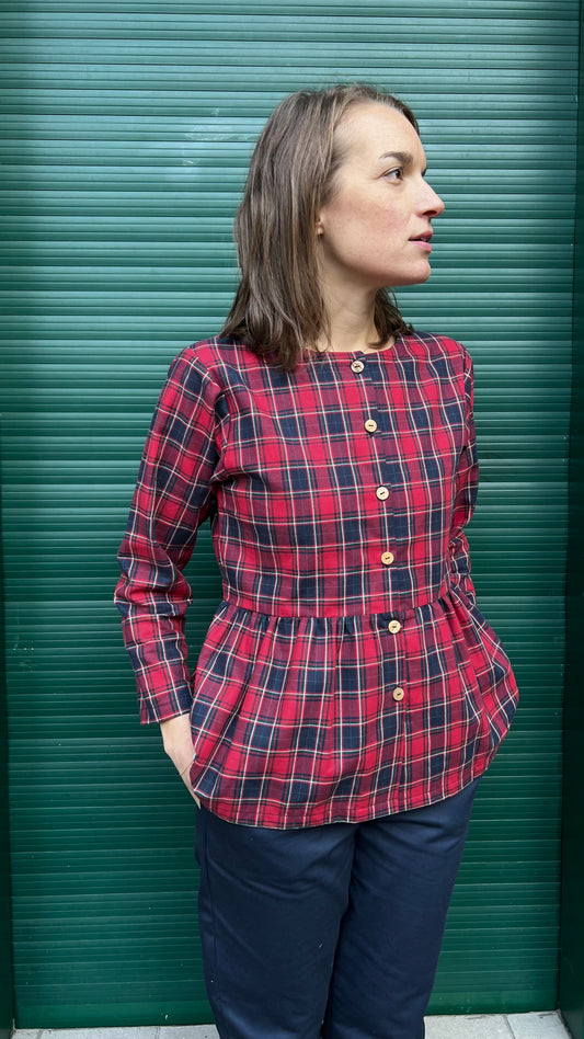 Blusa Essenza tartan