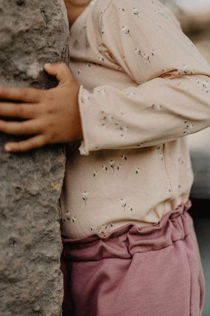 Maglietta fiorellini rosa