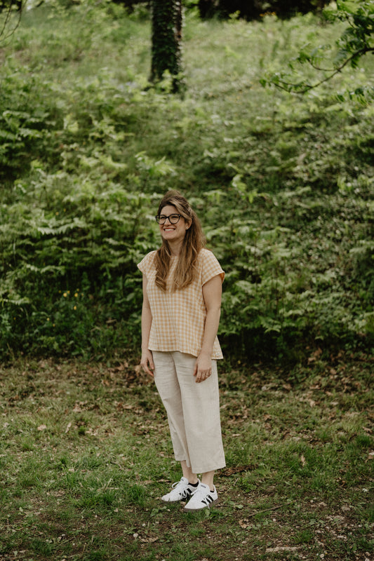 Blusa Tulipano quadretti
