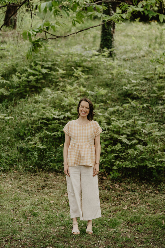 Blusa Corolla quadretti