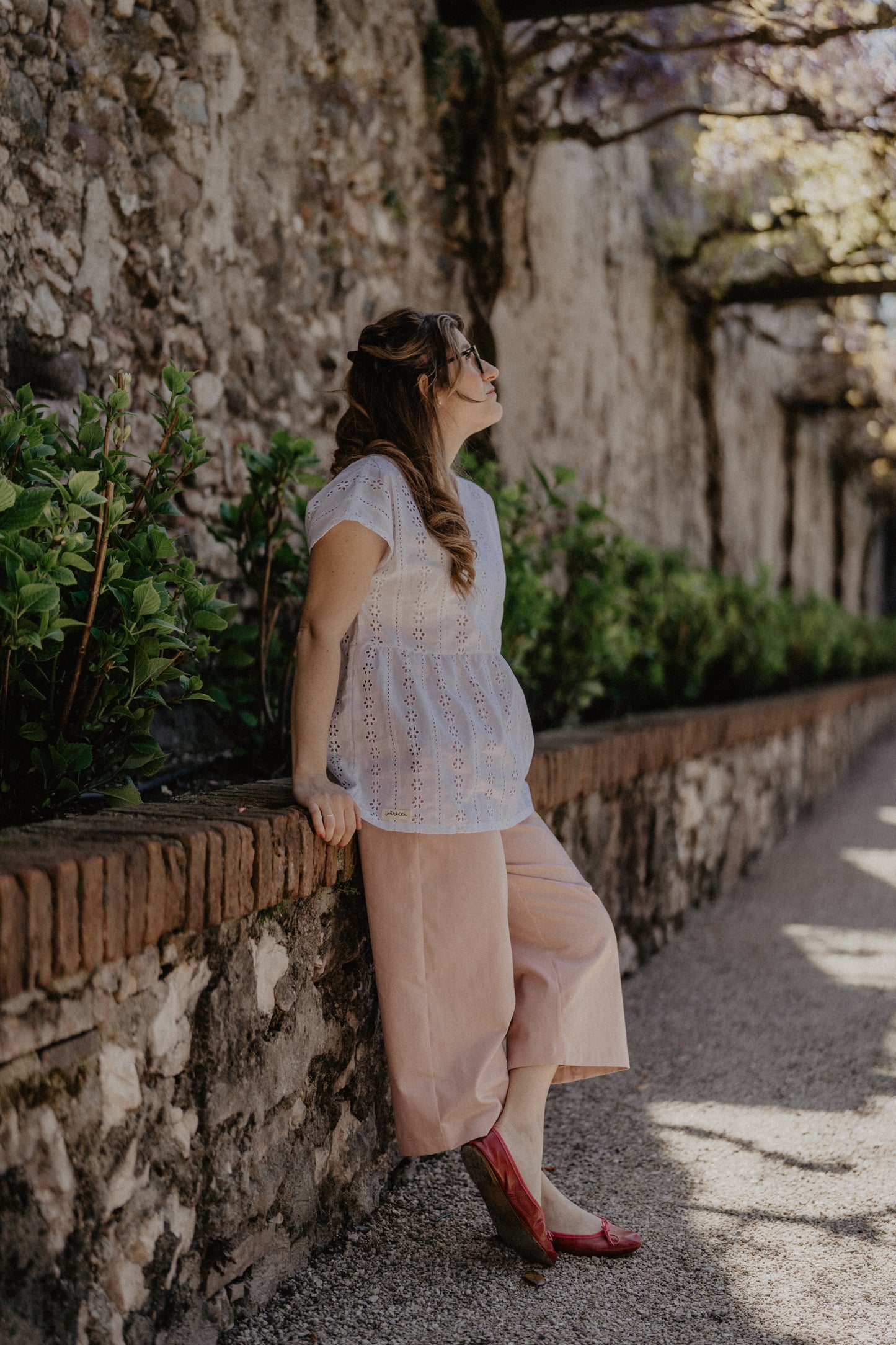 Blusa Corolla  sangallo