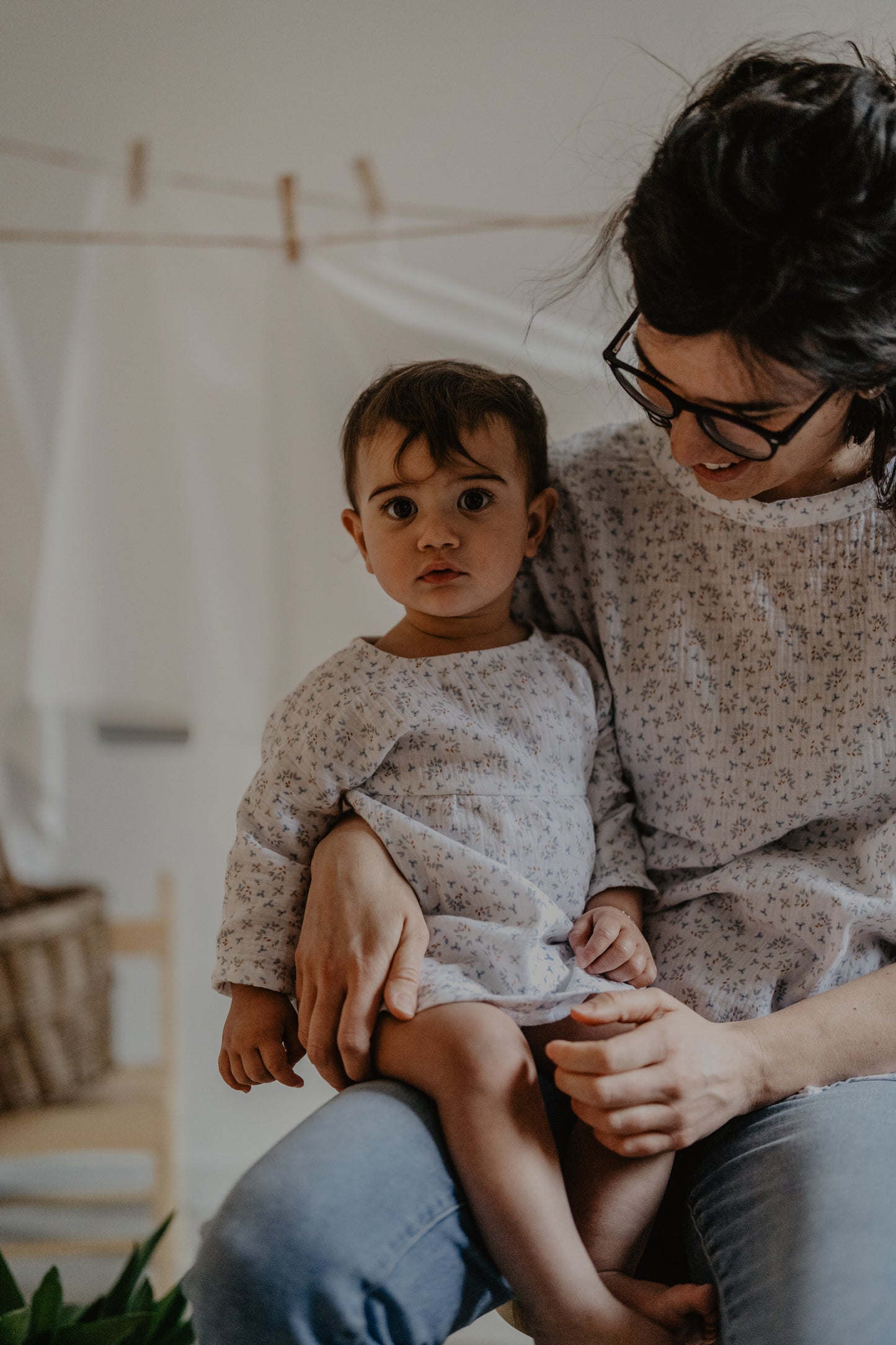 Abito mussola boccioli + culotte