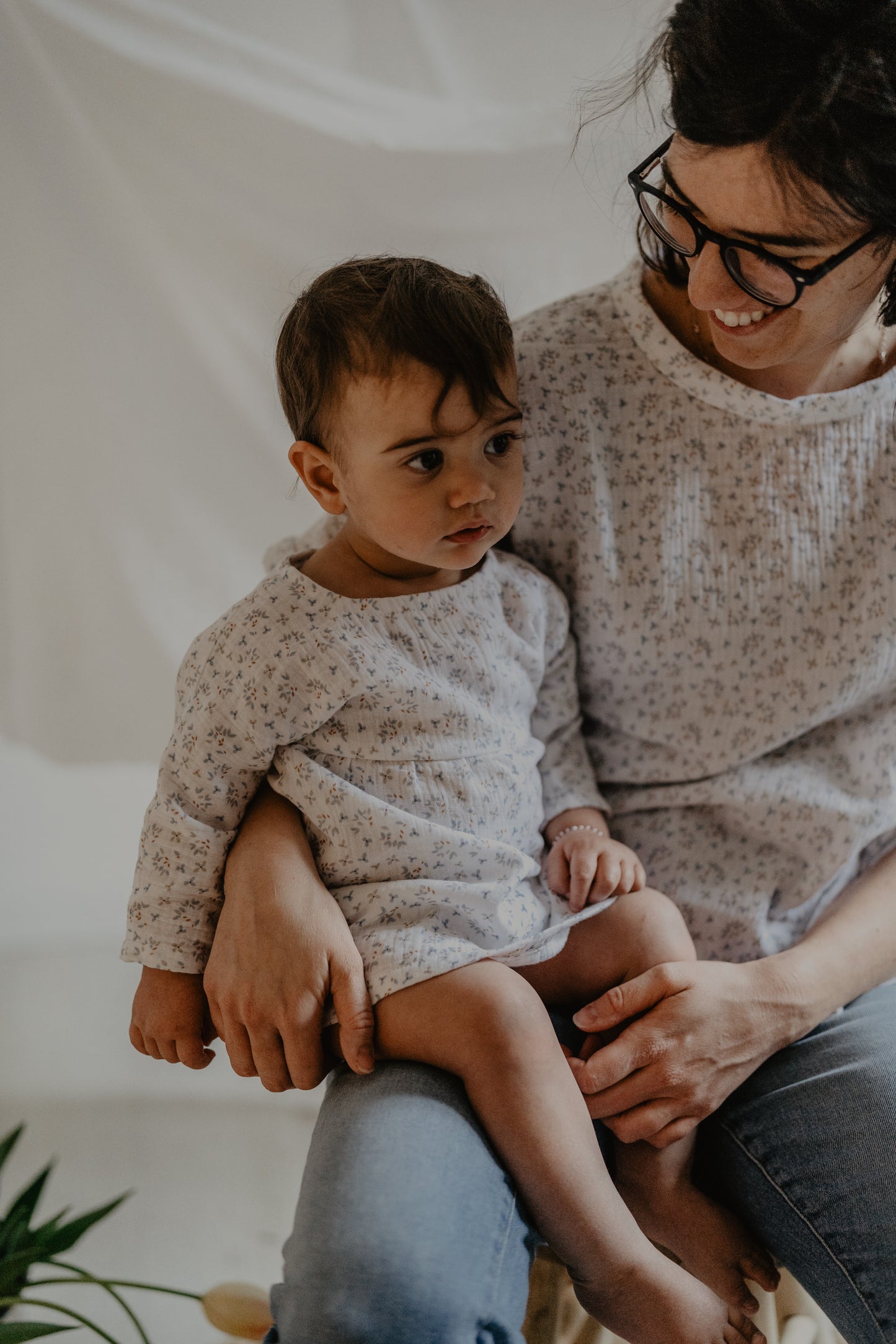 Abito mussola boccioli + culotte