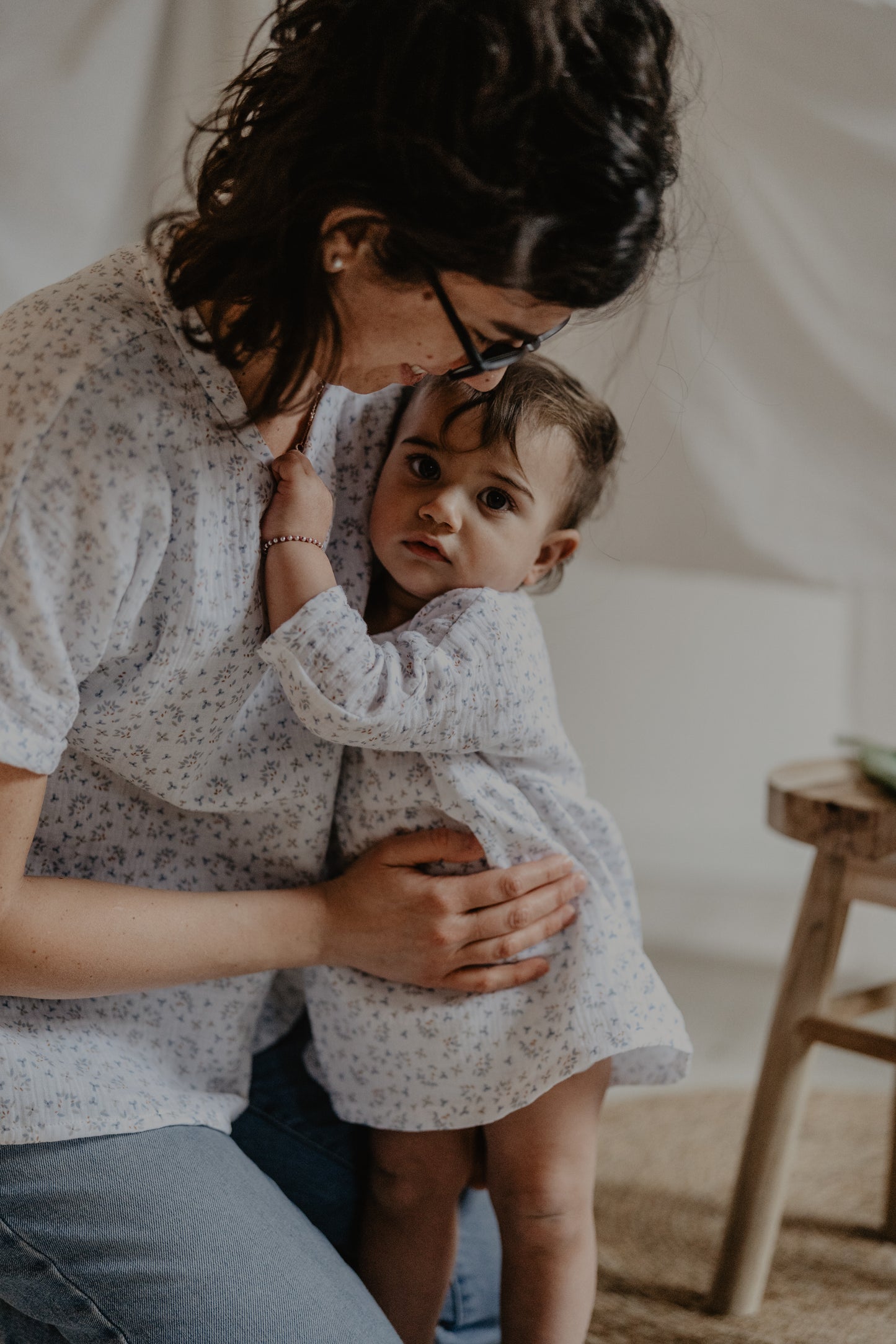 Abito mussola boccioli + culotte