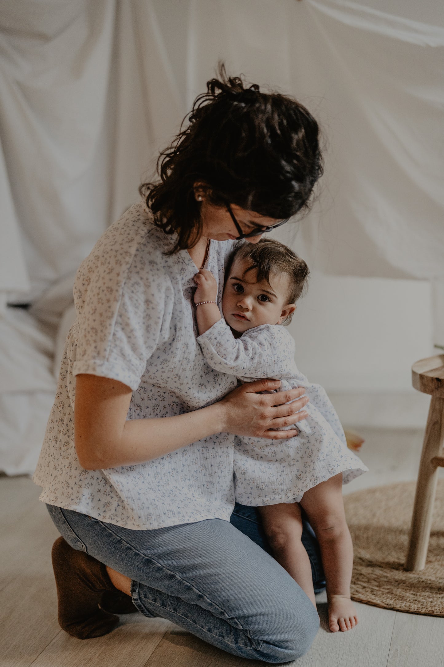 Abito mussola boccioli + culotte