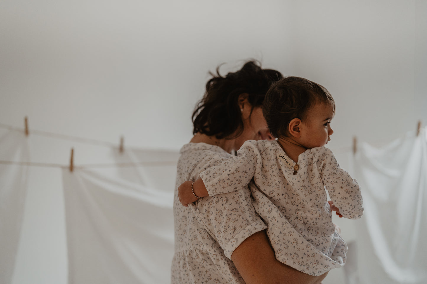 Abito mussola boccioli + culotte