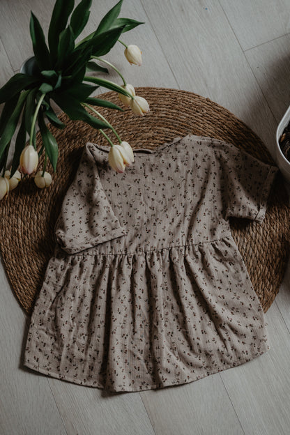 Blusa arricciata - fiori
