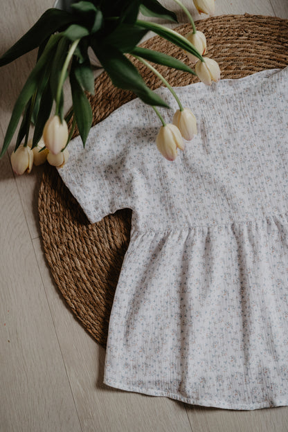 Blusa arricciata -  boccioli