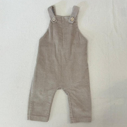 Salopette velluto beige