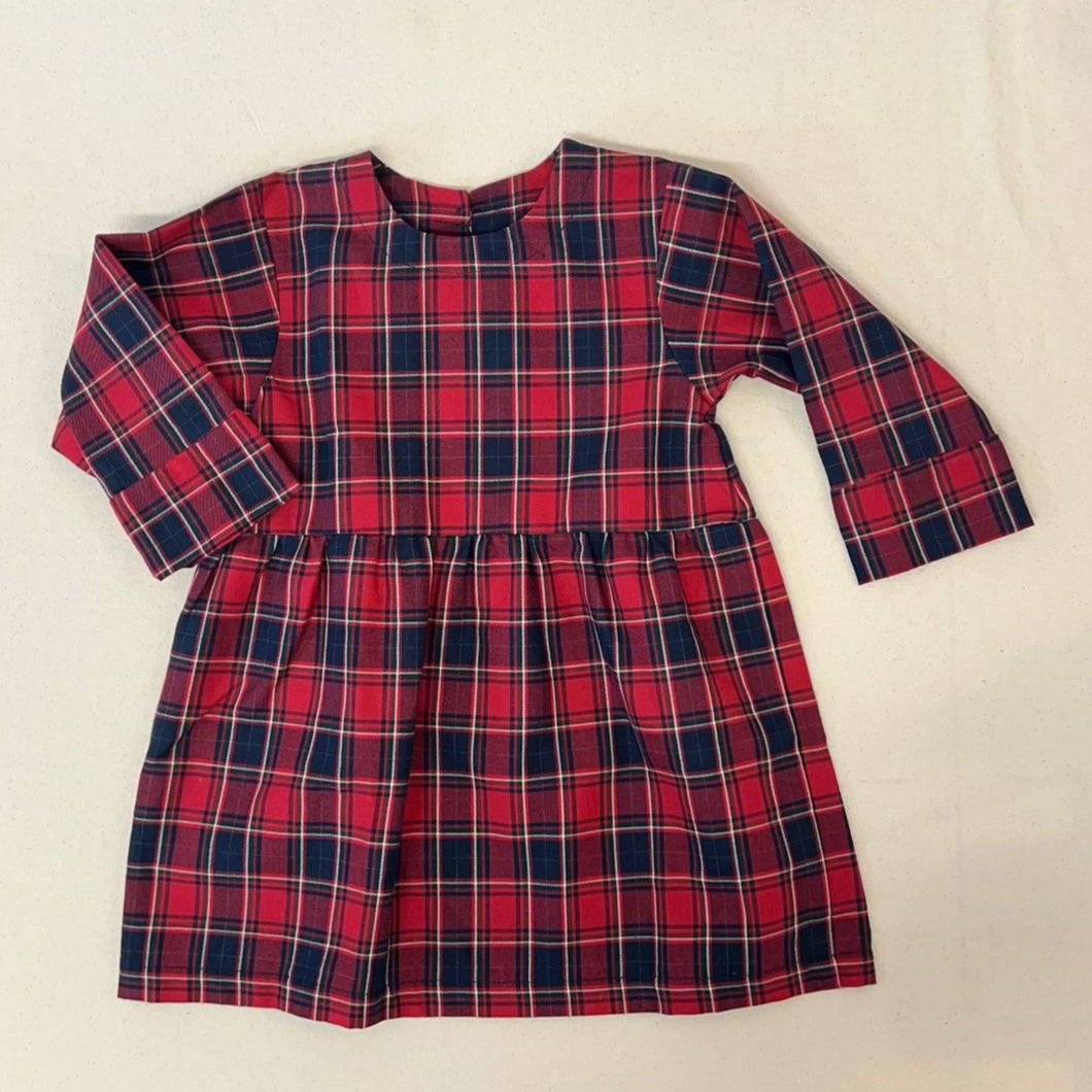 Abito scacchi rosso