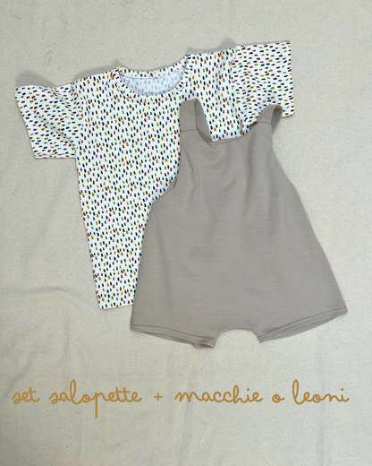SET salopette+ maglietta + VARIANTI